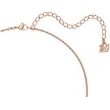 Hanger - Lichtroze - Kristal - Roségoudkleurige Ketting