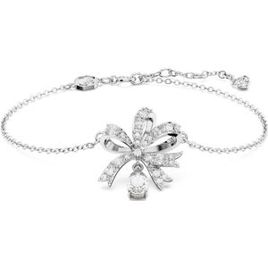 Swarovski - Hyperbola Bow - Armband - Wit - Gerhodineerd