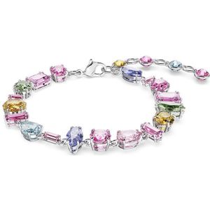 Swarovski Gema Armband, Verschillende Slijpvormen, Meerkleurig, Rodium Toplaag