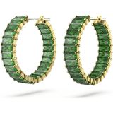 Swarovski - Matrix - Oorbellen - Goudkleurig - Metaal