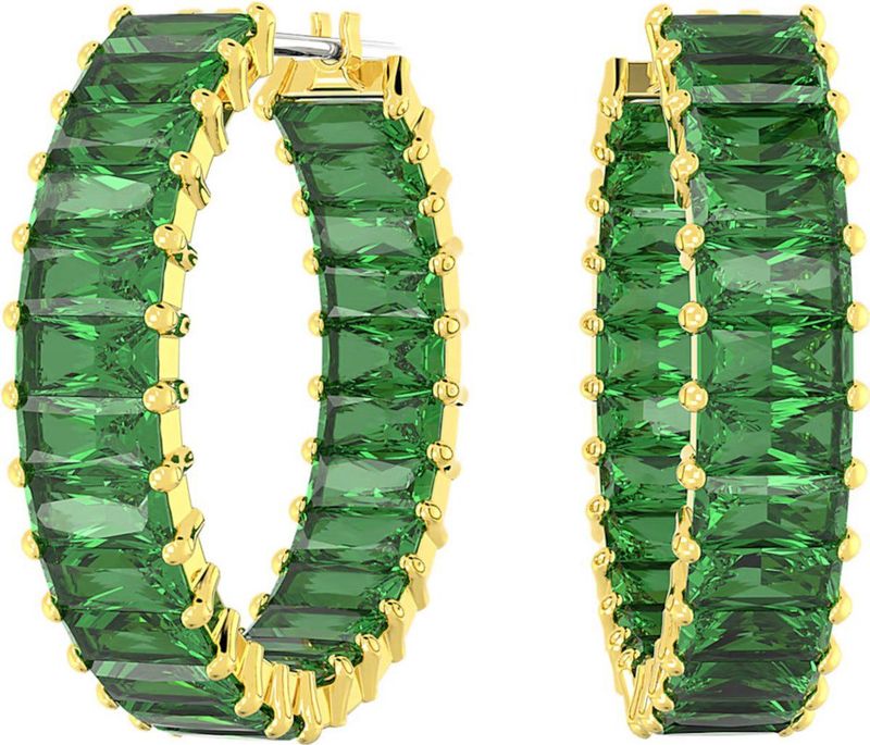 Swarovski - Matrix - Oorbellen - Goudkleurig - Metaal