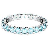Swarovski - Matrix Ring - Blauw - Rodium Toplaag