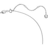 Swarovski - Zwaan Collectie - Oorbellen en Halsketting - IJsblauw - Gerhodineerd Metaal