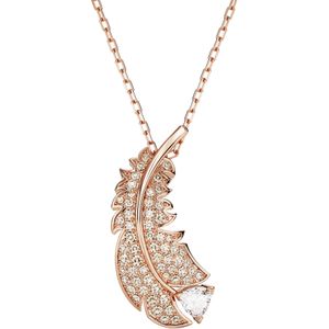 Swarovski Nice Hanger, Veer, Wit, Roségoudkleurige Toplaag