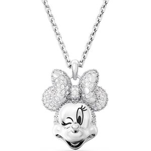 Swarovski Disney Minnie Mouse Hanger, Wit, Rodium Toplaag