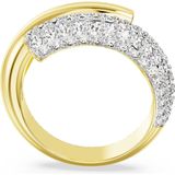 Swarovski - Dextera Round - Coctailring - Goudkleurig - Kristallen