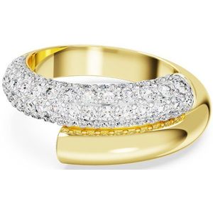 Swarovski - Dextera Round - Coctailring - Goudkleurig - Kristallen