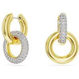 Swarovski - Dextera Interlinked - Oorringen - Goudkleurig - Sieraden