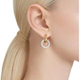 Swarovski - Dextera Interlinked - Oorringen - Goudkleurig - Sieraden