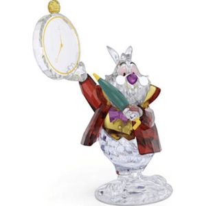 Swarovski - Alice In Wonderland - White Rabbit - Decoratie - Wit - Kristal