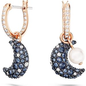 Swarovski Luna - Dames Oorknoppen - Roségoud