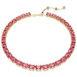 Swarovski - Millenia - Ketting - Goudkleurig - Swarovski Kristallen