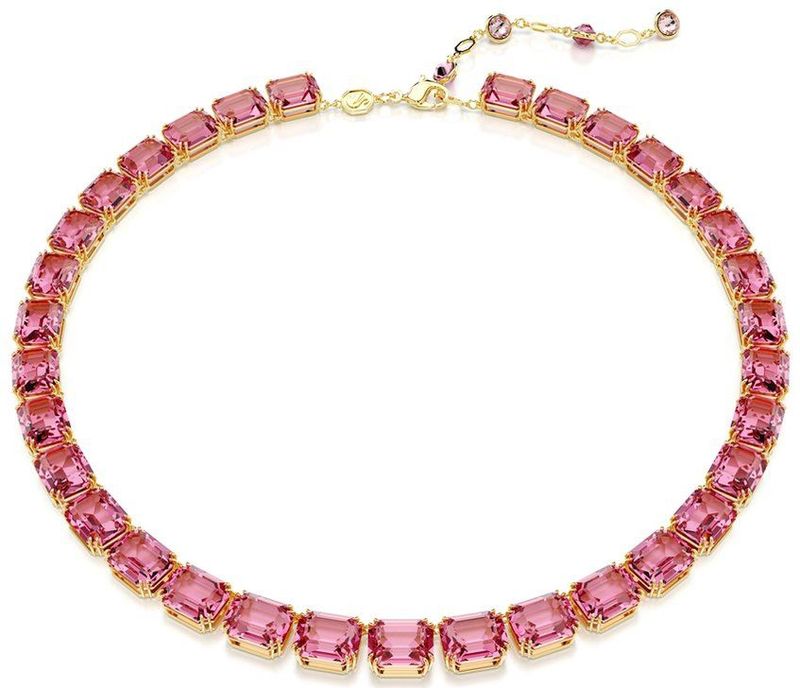 Swarovski - Millenia - Ketting - Goudkleurig - Swarovski Kristallen