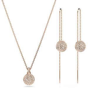 Swarovski - Meteoor - Oorhangers - Roségoudkleurig - Kristallen