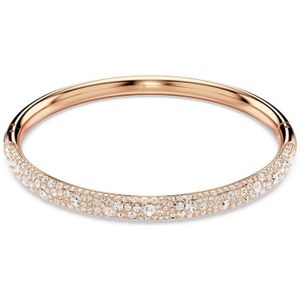 Swarovski Meteora Armband, Sneeuwpavé, Wit, Roségoudkleurige Toplaag