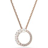 Swarovski - Matrix - Halsketting - Roze - Verguld Metaal