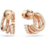Swarovski - Hyperbola Oorbellen - Wit - Roségoud Verguld - Cubic Zirconia