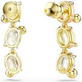 Swarovski - Gema - Oorbellen - Meerkleurige Kristallen - Goudkleurig Metaal