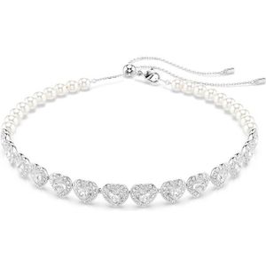 Swarovski Ariana Grande x Swarovski - Tennischoker - Wit - Rodium toplaag