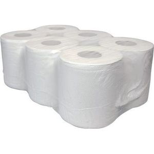 Tork - Poetsrol Midi - 2-laags - 6 Rollen - Schoonmaak Papier - Hygiëne Papier