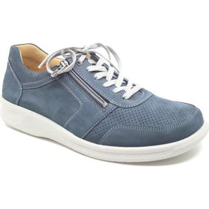 Ganter, 7-256788-3700, Blauwe heren sneaker wijdte K