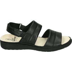 Ganter - 200521 - Dames Slippers - Zwart - Glad Leer - Rubber Zool