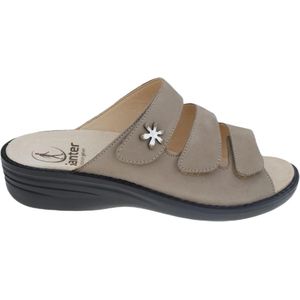 Ganter Hera Pantoffels voor dames, taupe, 36 EU, taupe, 36 EU Breed