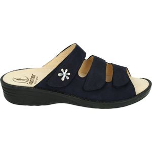 Ganter Hera Pantoffels voor dames, donkerblauw, 37 EU, dark blue, 37 EU Breed