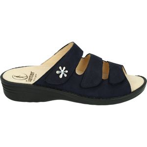 Ganter 205802 - Dames slippers - Kleur: Blauw - Maat: 41