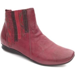 Think! - 5-85104 - Enkellaarzen - Zwart - Leer