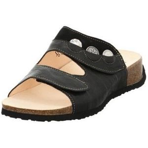 Think - Muiltje - Damesslippers - Leer - Zwart