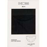 HOM - HO1 - Mini Briefs - Zwart - Katoenmodal, Horizontale Opening