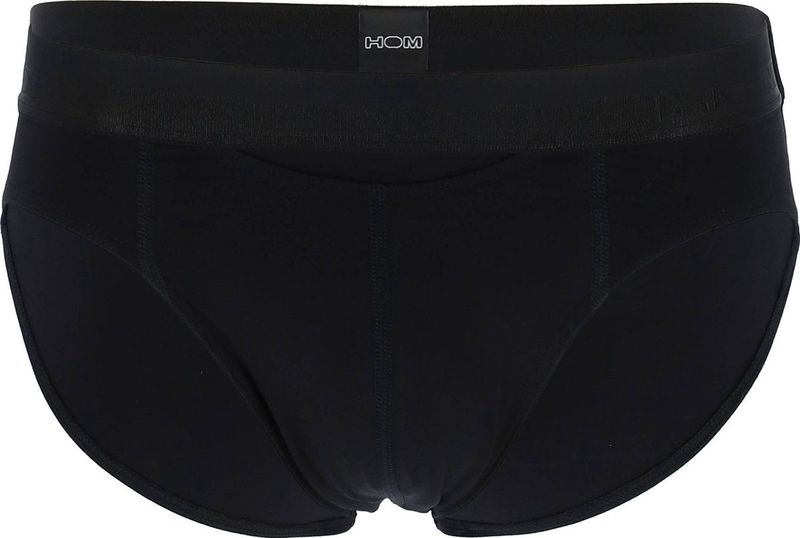 HOM - HO1 - Mini Briefs - Zwart - Katoenmodal, Horizontale Opening
