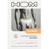 HOM Classic mini briefs (1-pack) - heren mini slip - wit - Maat: M