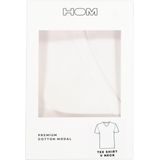 HOM - Classic T-shirt (1-pack) - V-Neck - Wit - mannen