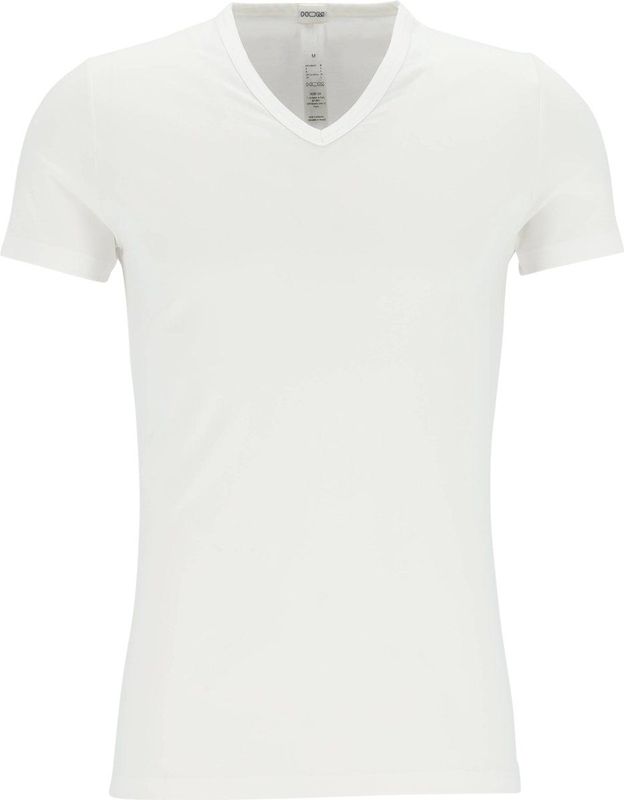 HOM - Classic T-shirt (1-pack) - V-Neck - Wit - mannen