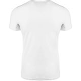 HOM - Supreme Cotton T-Shirt (1-pack) - V-hals - Wit - mannen