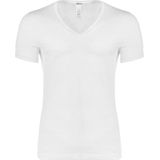 HOM - Supreme Cotton T-Shirt (1-pack) - V-hals - Wit - mannen