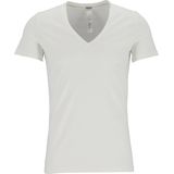 HOM - Supreme Cotton T-Shirt (1-pack) - V-hals - Wit - mannen
