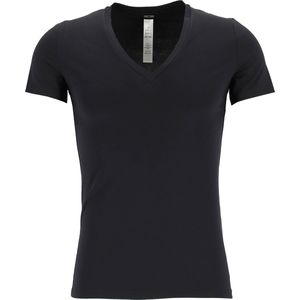 HOM - Supreme Cotton T-Shirt (1-pack) - V-hals - Zwart - mannen