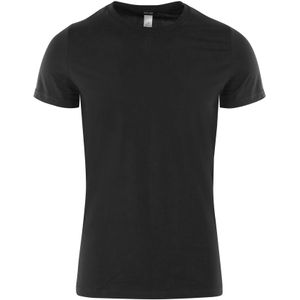 HOM - Supreme Cotton T-Shirt (1-pack) - Crew O Neck - Zwart - mannen