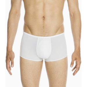 HOM Plumes trunk (1-pack) - heren boxer microfiber kort - wit - Maat: S