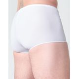 HOM Plumes trunk (1-pack) - heren boxer microfiber kort - wit - Maat: M