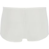 HOM Plumes trunk (1-pack) - heren boxer microfiber kort - wit - Maat: S
