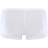 HOM Plumes trunk (1-pack) - heren boxer microfiber kort - wit - Maat: S
