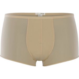 HOM Plumes trunk (1-pack) - heren boxer microfiber kort - beige