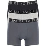 HOM - BOXERLINES BASIC - Boxershorts - Zwart en Grijs - 3-pack