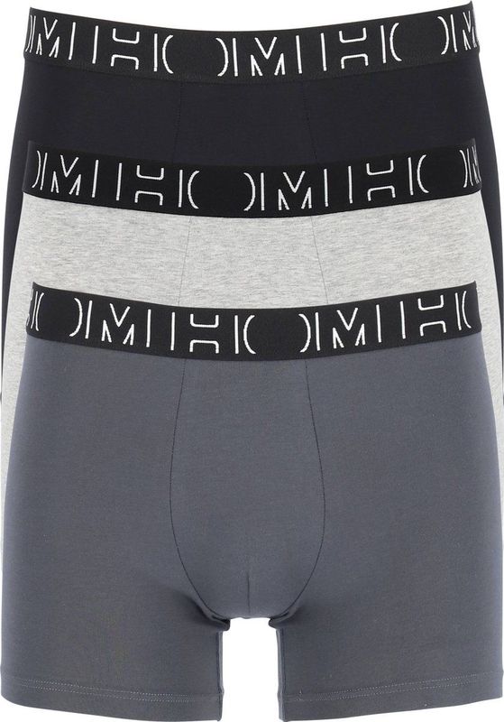 HOM - Patrick #2 - Boxershorts - Zwart - Grijs - 3-Pack