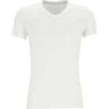HOM Tencel soft tee-shirt v neck (1-pack) - heren T-shirt V-hals - wit