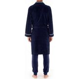 HOM - Transat - Badjas - Donkerblauw - Luxe Katoenmix